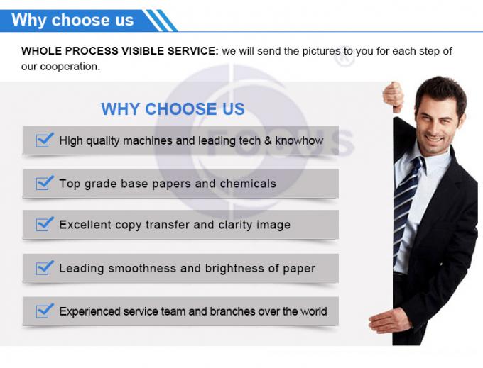 4 Production Lines NCR Paper Jumbo Paper Roll For Printing 2 Part