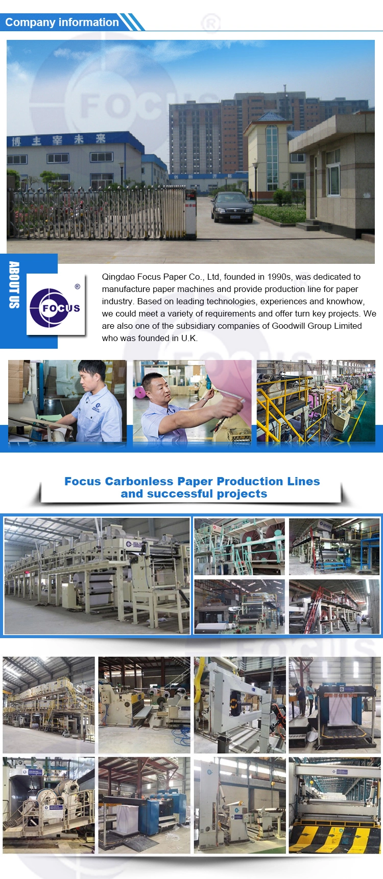 Focus Brand Carbonless Paper NCR Paper Blue/Black Imaging Carbonless Paper