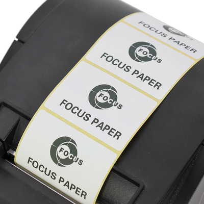 Logistics Glassine Paper Thermal Paper Thermal Label Paper Roll For Direct Self Adhesive