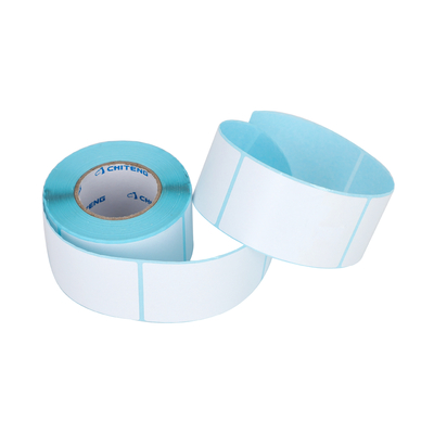 Single Layer Thermal Label Paper Roll Black Image 3inch Core