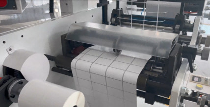 High Speed Semi-Automatic Roll to Roll Sticker Label Die Cutting Machine