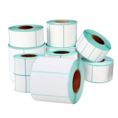 70gsm 40mm X 45mm Sticker Pos Printer Paper Rolls For Thermal Printer