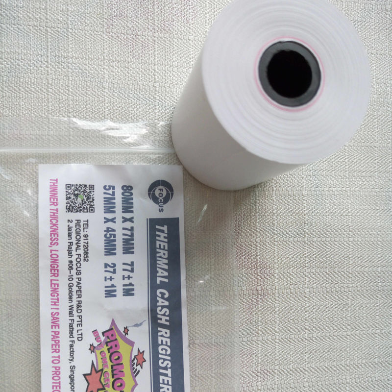 BPA-Free Thermal Paper Roll for POS Receipts – 5+ Year Image Life, POS receipt paper, ATM printer paper, oil-resistant thermal roll 
