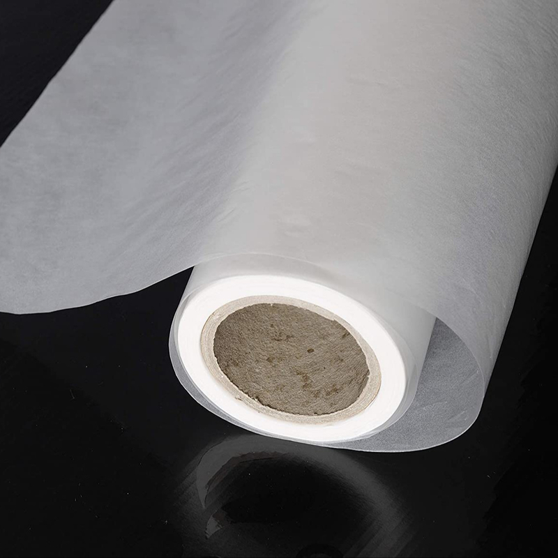 Customized Size Thermal Label Paper Roll For Direct Self Adhesive From Logistics Glassine Paper