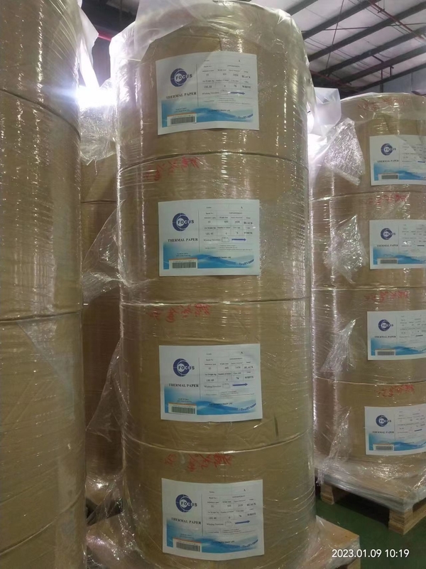 China supplier FOCUS Brand excellent quality black image BPA Free 55g Thermal Jumbo Roll