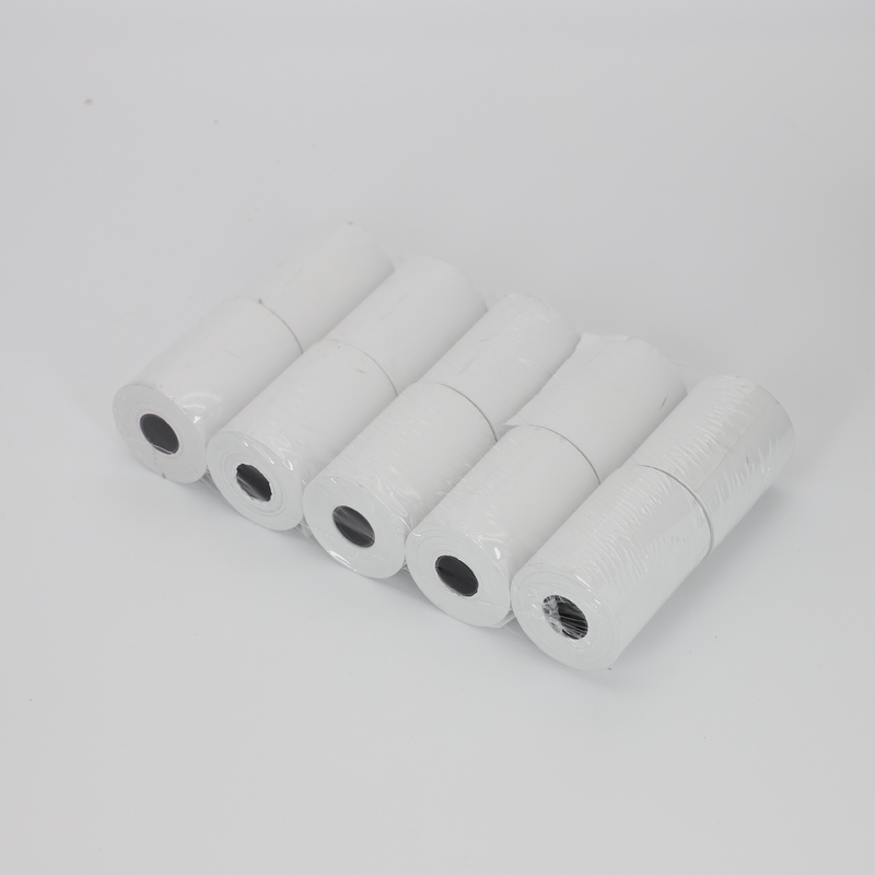 45-80gsm Jumbo Continuous Thermal Label Roll For ATM / POS Machine