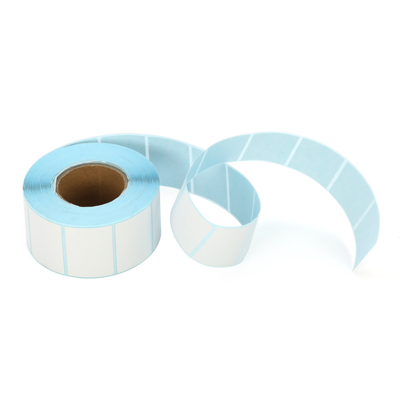 Scratch Resistance Glassine Paper Thermal Label Paper Roll For Direct Thermo Label