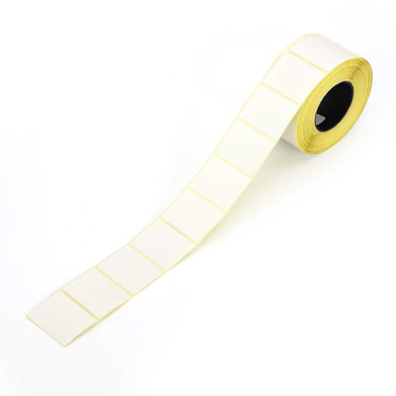 Customized Size Logistics Packaging Glassine Paper Thermal Label Paper Roll For Direct Self Adhesive