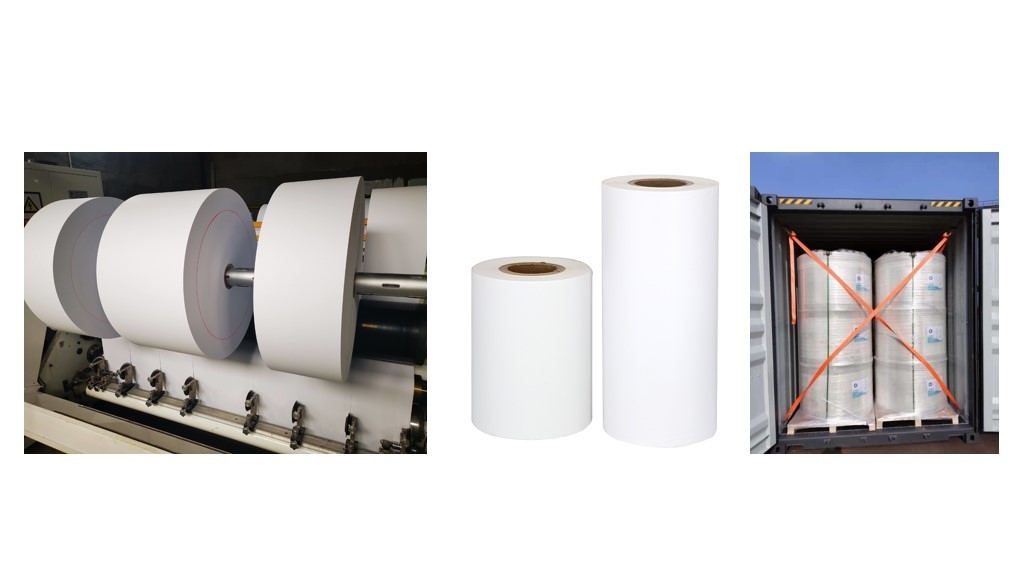 ATM Roll Good A Grade Whiteness Jumbo Thermal Paper Made From 100% Virgin Wood Pulp