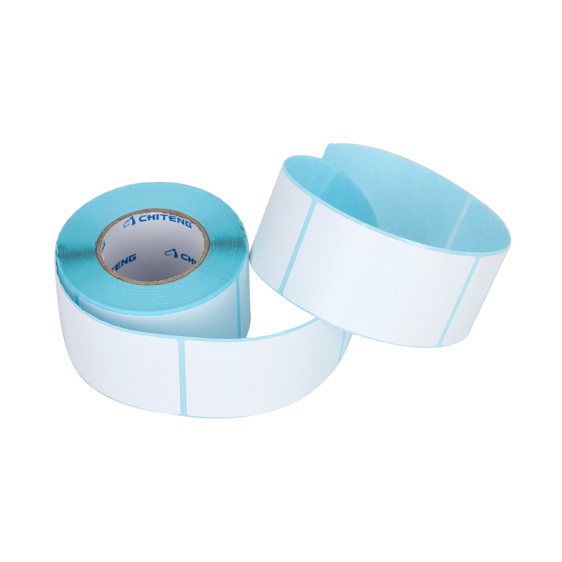 Single Layer Thermal Label Paper Roll Black Image 3inch Core