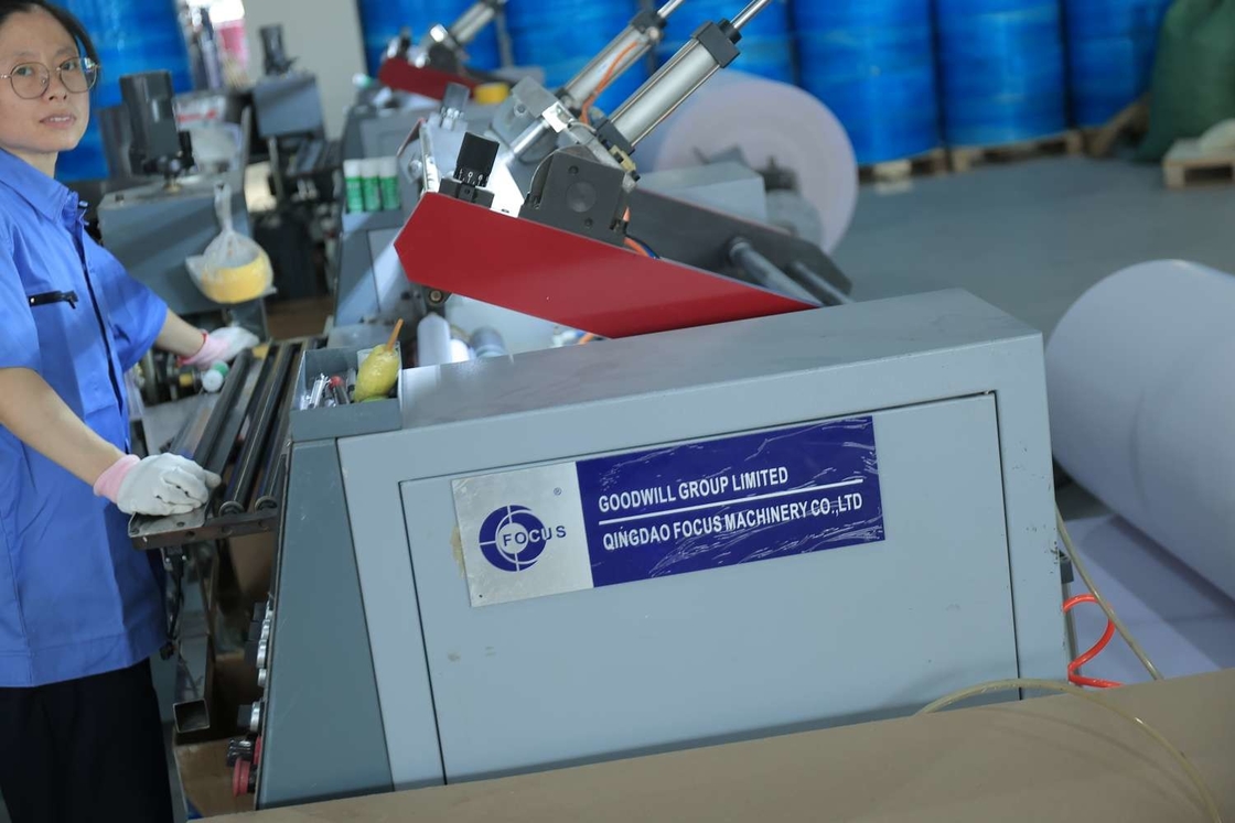 Full Auto Thermal Paper Cutter Machine for Receipt Rolls - 900mm Max Width