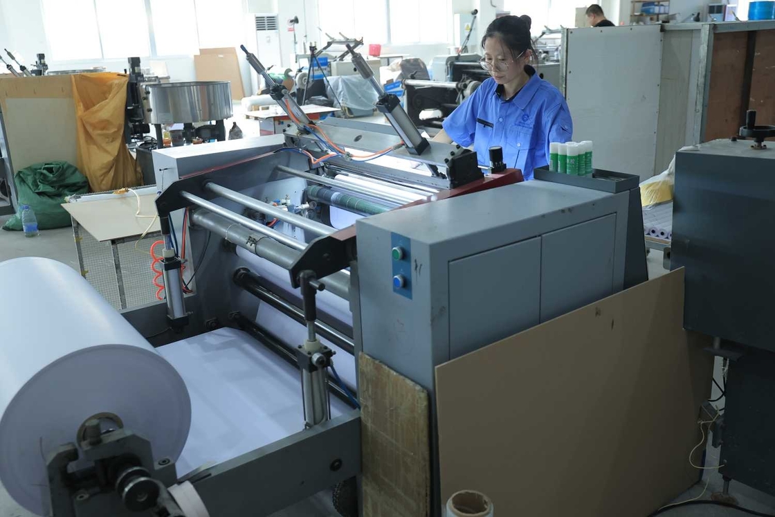 Fully Automatic Thermal Paper Slitting Machine for Cash Register Rolls - 900mm Width