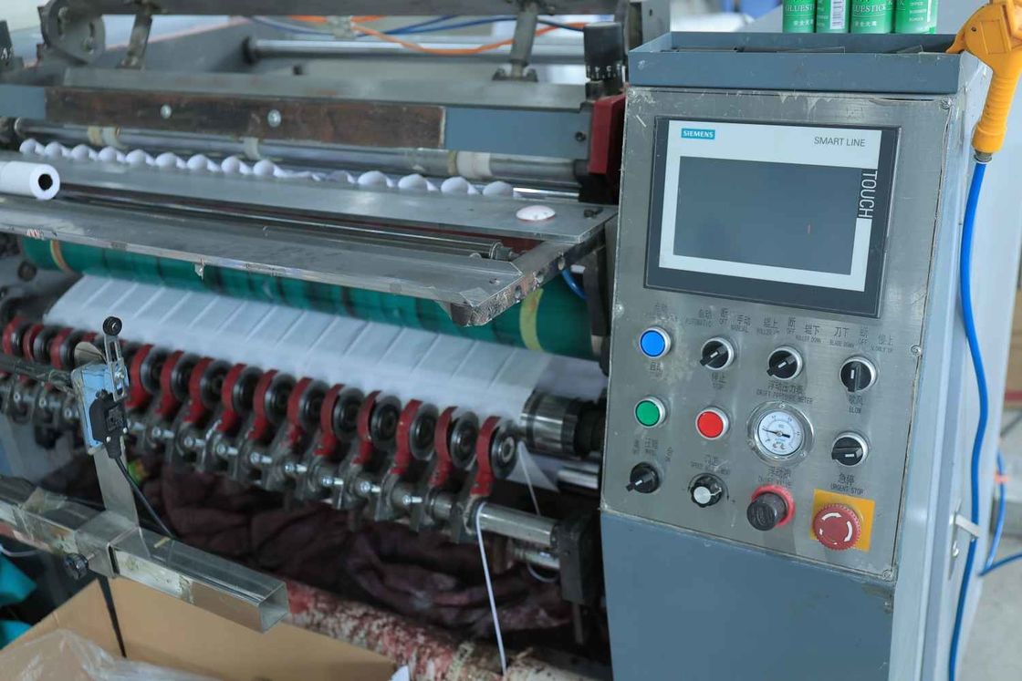 High-Speed 200m/min Thermal Paper Slitting Machine with 900mm Max Web Width for 40-400gsm Paper Rolls