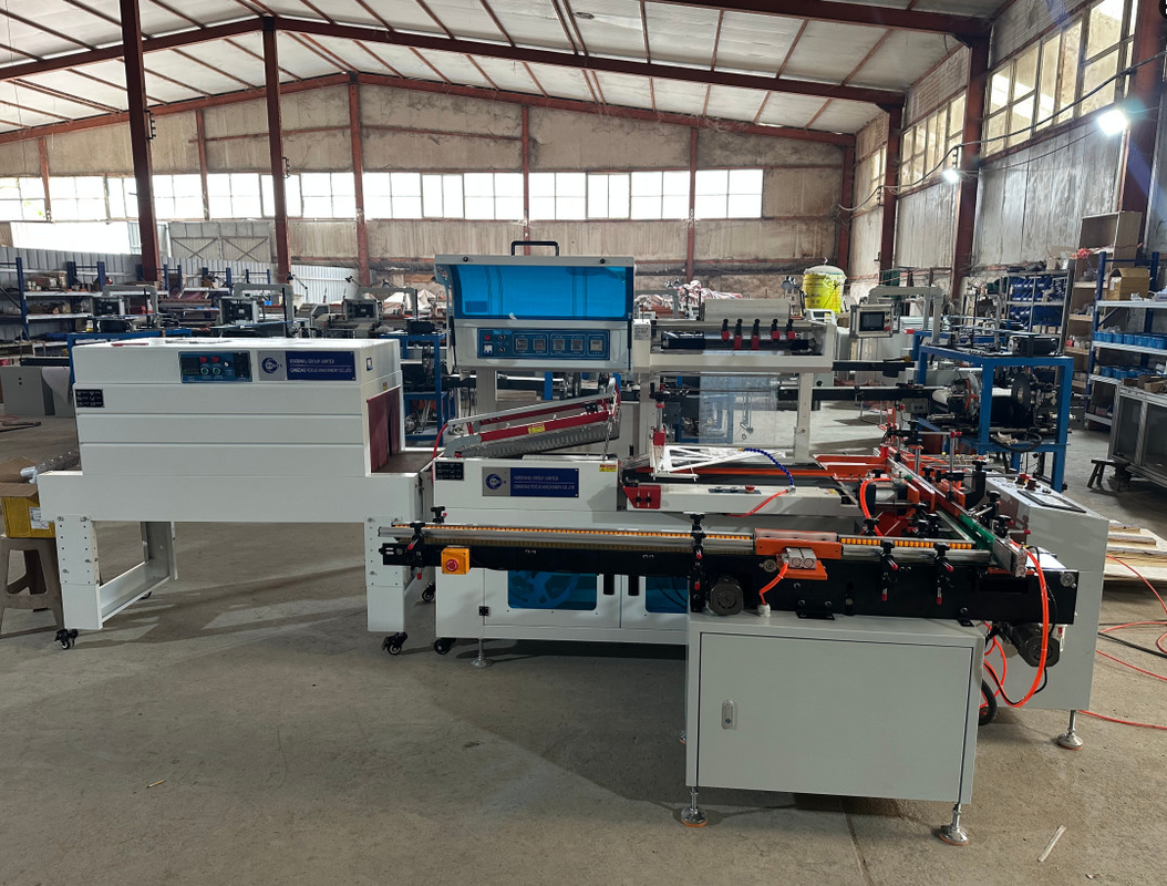 Fully Automatic Heat Shrink Wrapping Machine for Thermal Rolls 30-90mm Diameter