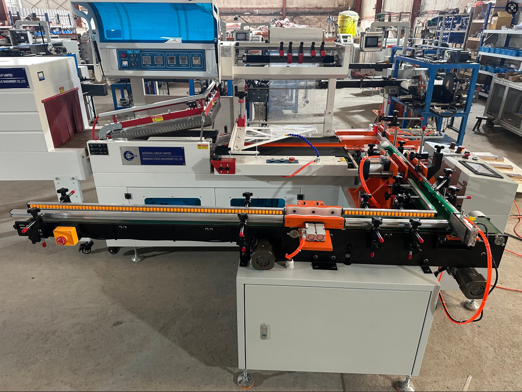 Automatic POF/PE Film L Bar Sealer with Heat Shrink Packing Machine