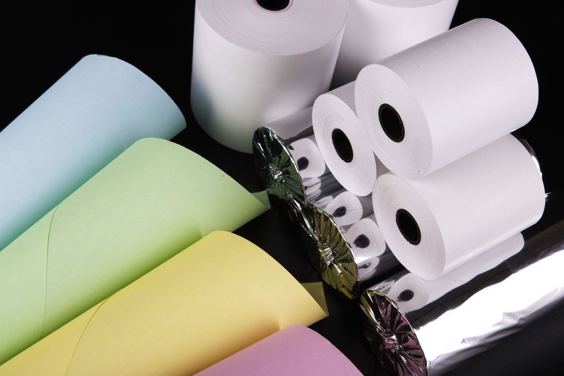 BPA Free POS Thermal Receipt Paper Roll with 5+ Years Image Life and Oil Resistant Properties