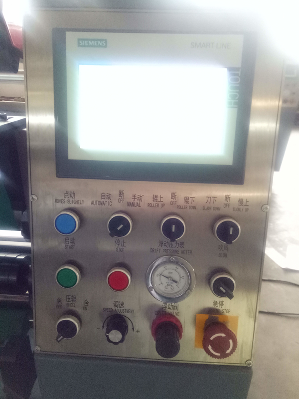 900mm POS ATM Paper Converting Machine 200m/Min Thermal Paper Roll Cutting