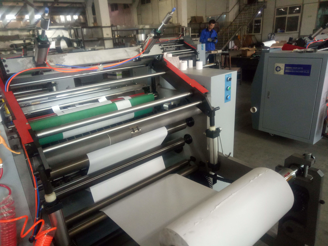 900mm POS ATM Paper Converting Machine 200m/Min Thermal Paper Roll Cutting