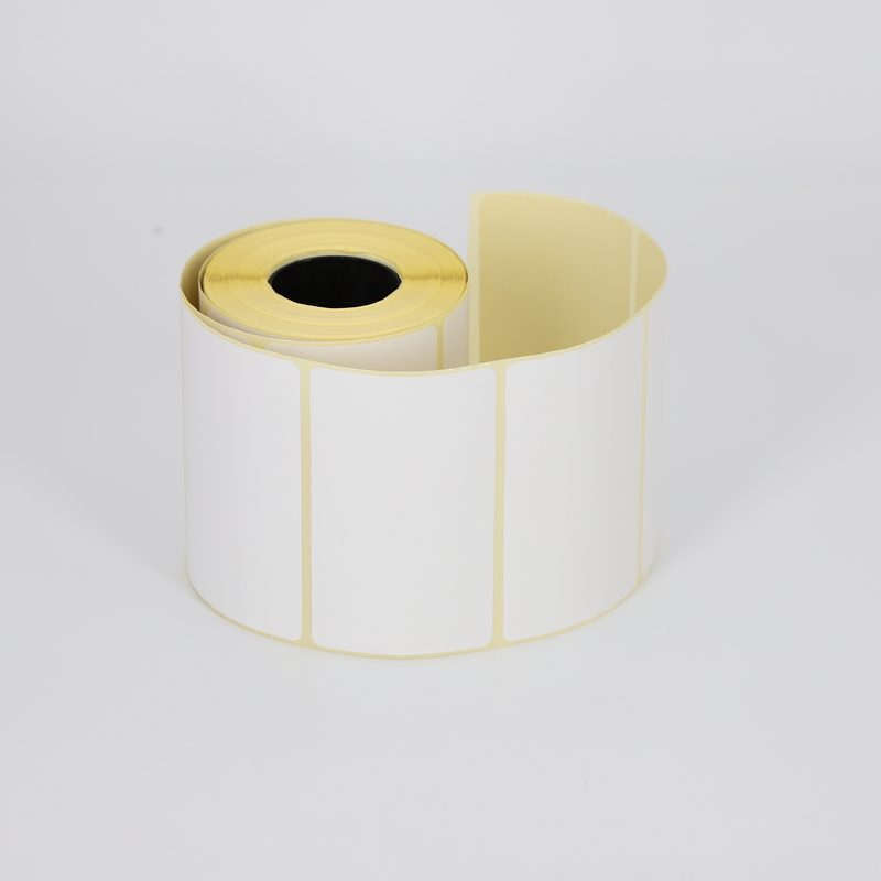 70g Perforated Thermal Label Paper Rolls Oilproof For Supermarket Terminals