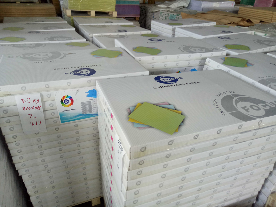 A Grade NCR Copy Paper 100% Virgin Wood Pulp Small Size 43*61/ 61*86